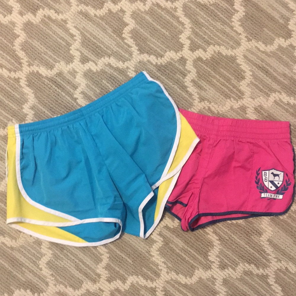 PINK-Swim (no lining) & Soffe (with lining) shorts